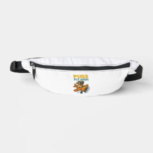 Pugs Fly High Bum Bags