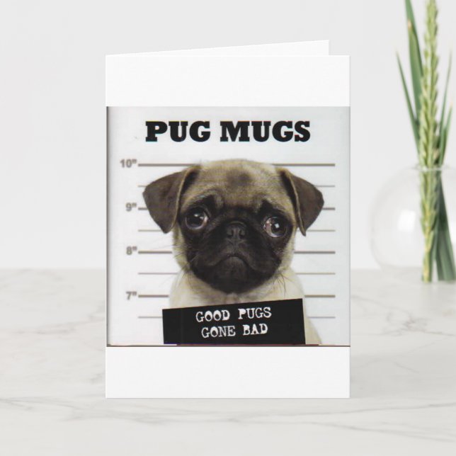 Pugs Holiday Card (Front)