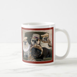 Pugs in Plaid Pug Mug by Pugs and Kisses