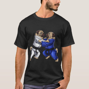 Pugs Jiu-Jitsu Wrestlers T-Shirt
