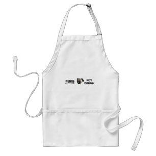 Pugs Not Drugs Apron