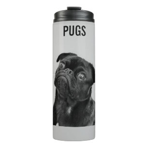 PUGS thermal tumbler personalised.