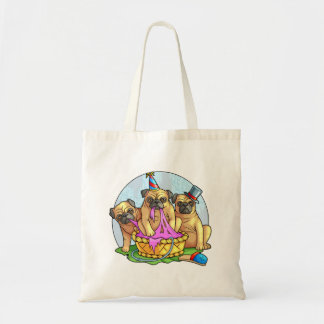 pugs tote bag