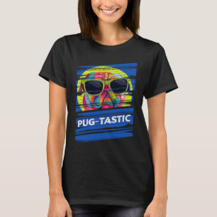 Pugtastic Pug Humor Dutch Bulldog Animal Pun Dog T-Shirt