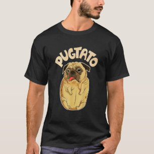 Pugtato Pug Potato   Dog   Costume   Meme T-Shirt