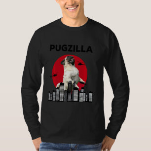 Pugzilla Pug Mum Pug Dad Pug Pug Animal T-Shirt