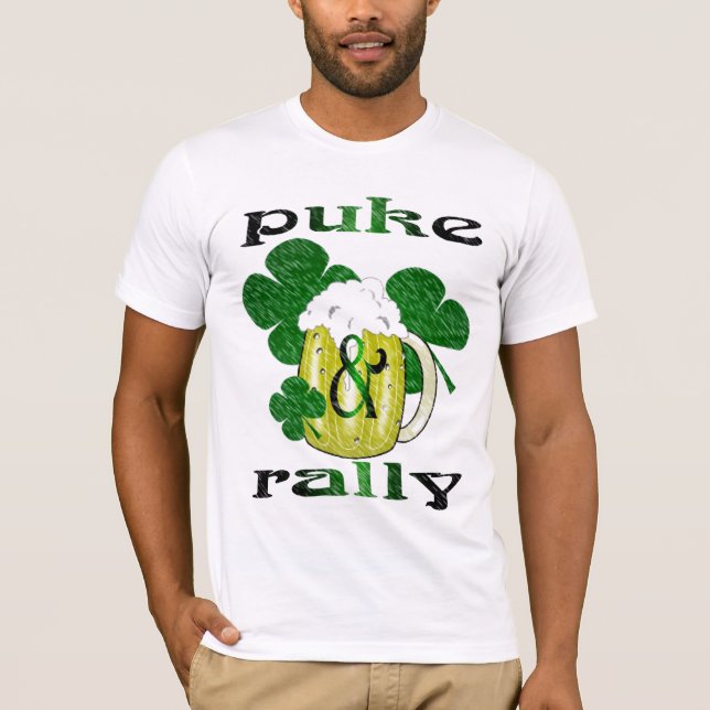 puke and rally T-Shirt (Front)