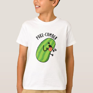 Puke-cumber Funny Cucumber Pun  T-Shirt