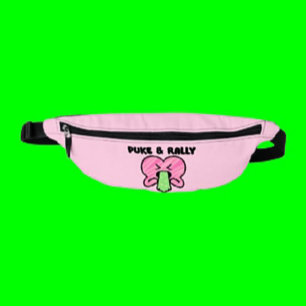 Puke & Rally Fanny Pack – Pink Heart Party Edition