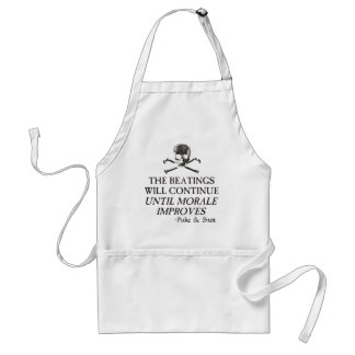Puke & Snot "The Beatings Will Continue".... Standard Apron