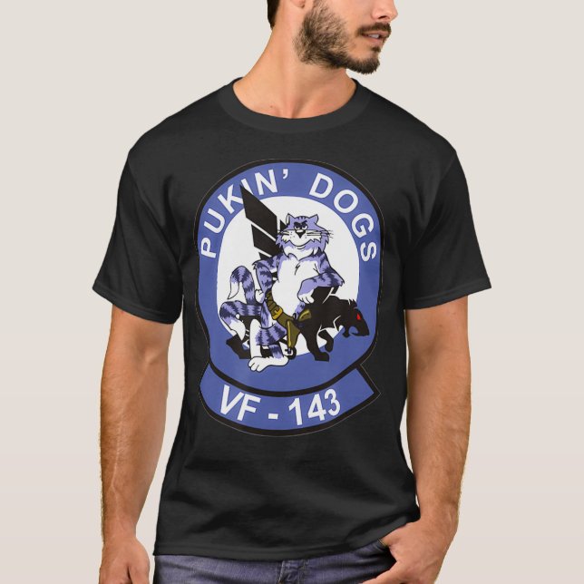 Pukin Dogs VF143 Hornet Squadron T-Shirt (Front)