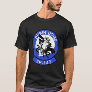 Pukin Dogs Vf-143 Vintage Strike Fighter Squadron T-Shirt