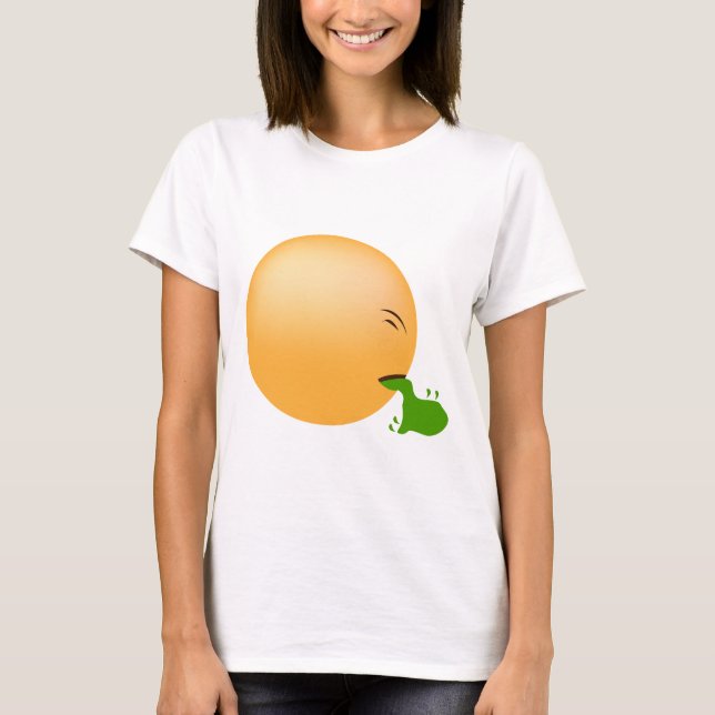 Puking Emoji T-Shirt (Front)