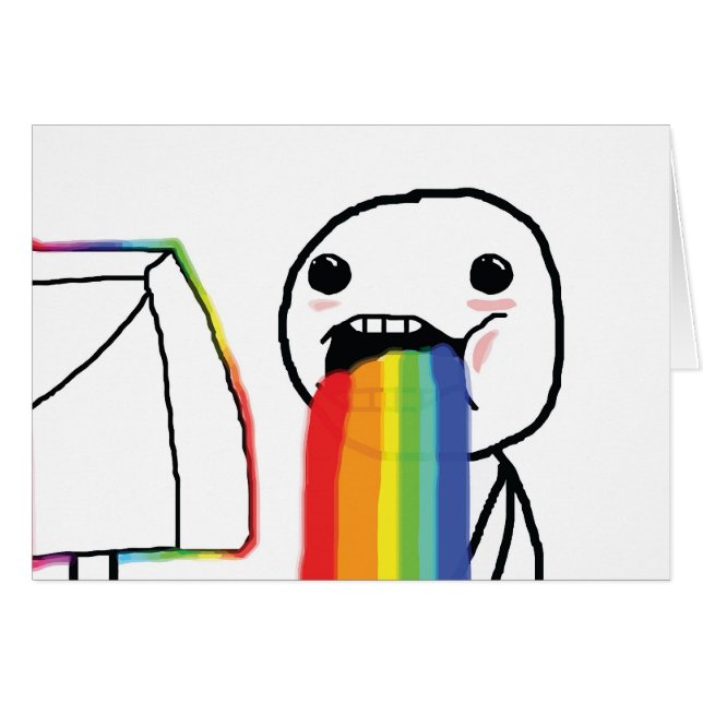 Puking Rainbows (Front Horizontal)