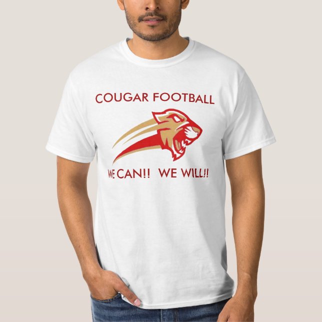 Pulaski County Cougar Football T-Shirt (Front)