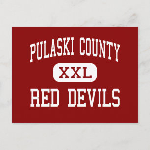 Pulaski County - Red Devils - Hawkinsville Postcard