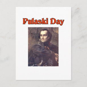 Pulaski Day Postcard