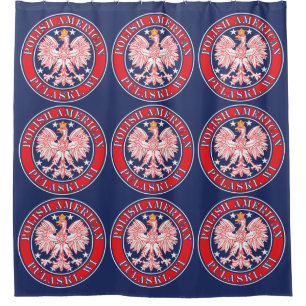 Pulaski Wisconsin Polish Eagle Shower Curtain
