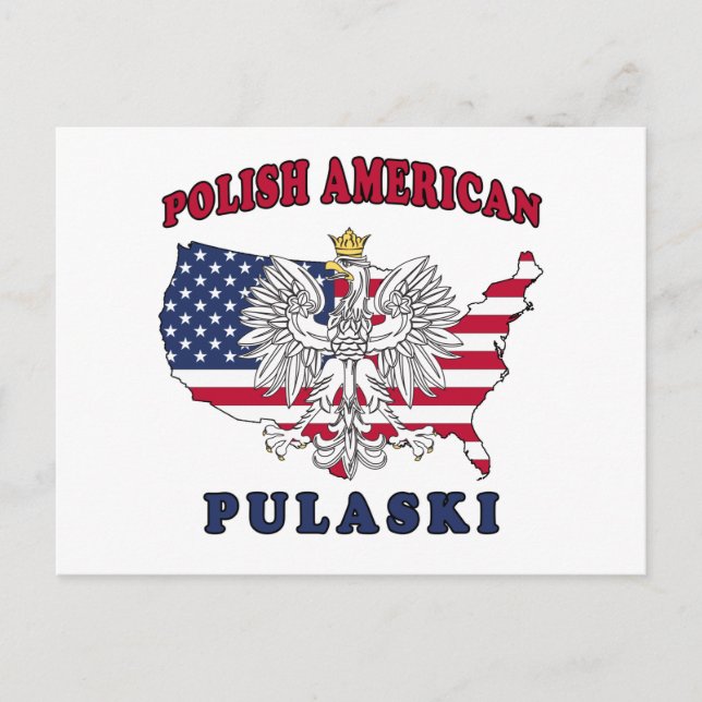 Pulaski Wisconsin Polish Postcard (Front)