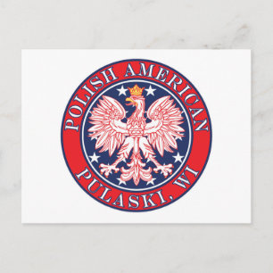 Pulaski Wisconsin Polish Postcard