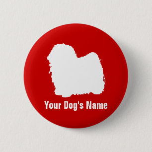 Puli プーリー 6 cm round badge