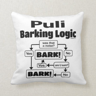 Puli Barking Logic Cushion