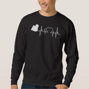 Puli Dog Heartbeat Sweatshirt