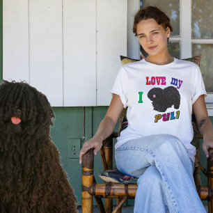 Puli dog lovers t shirt