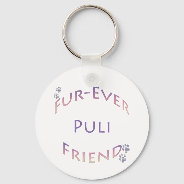 Puli Furever Friend Key Ring (Front)