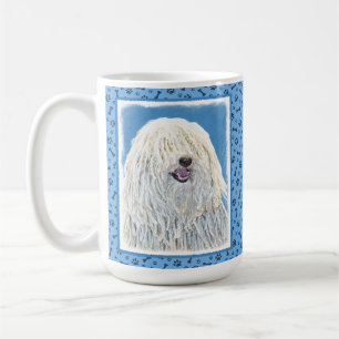 Puli Painting - Cute Original Dog Art Coffee Mug