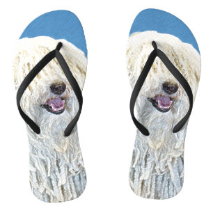 Puli Painting - Cute Original Dog Art Thongs