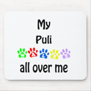 Puli Walks Design Mouse Pad