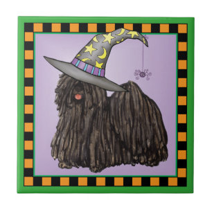 Puli Witch Ceramic Tile