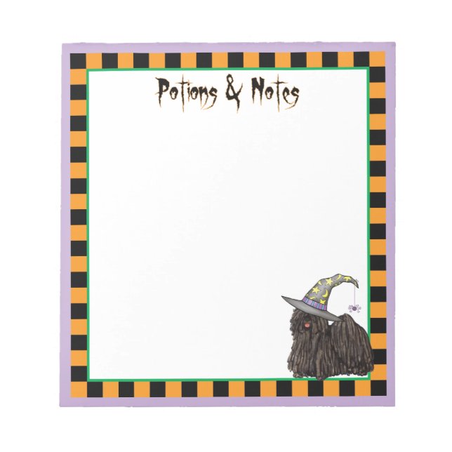 Puli Witch Notepad (Front)