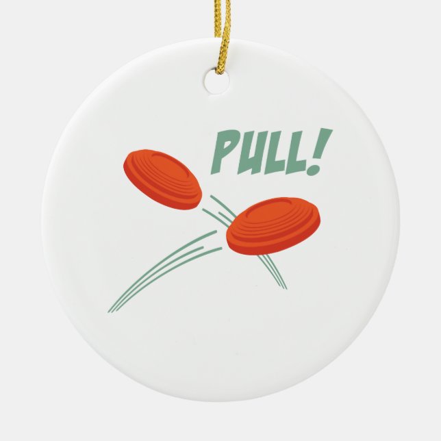 Pull! Ceramic Tree Decoration (Front)