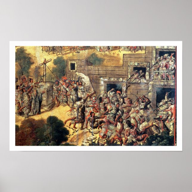 Pull Down the Cross facing the idols and stone Poster (Front)