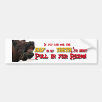 Pull in reins Funny Horse