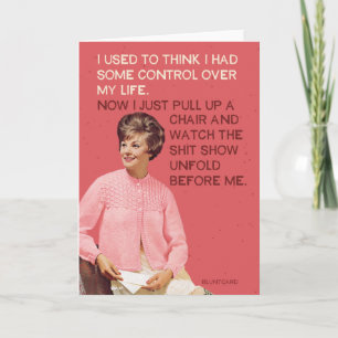 Pull up a chair card