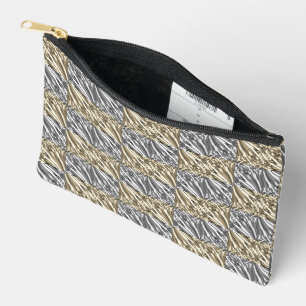 Pulled Bubble Fun / Black & White / Sepia / Accessory Pouch