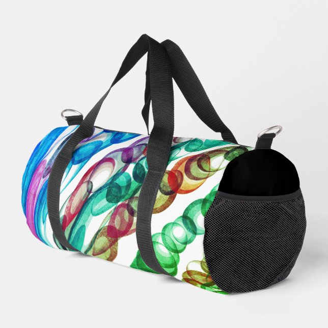 Pulled Bubble Fun / Greenleaf / Duffle Bag (Right Corner)