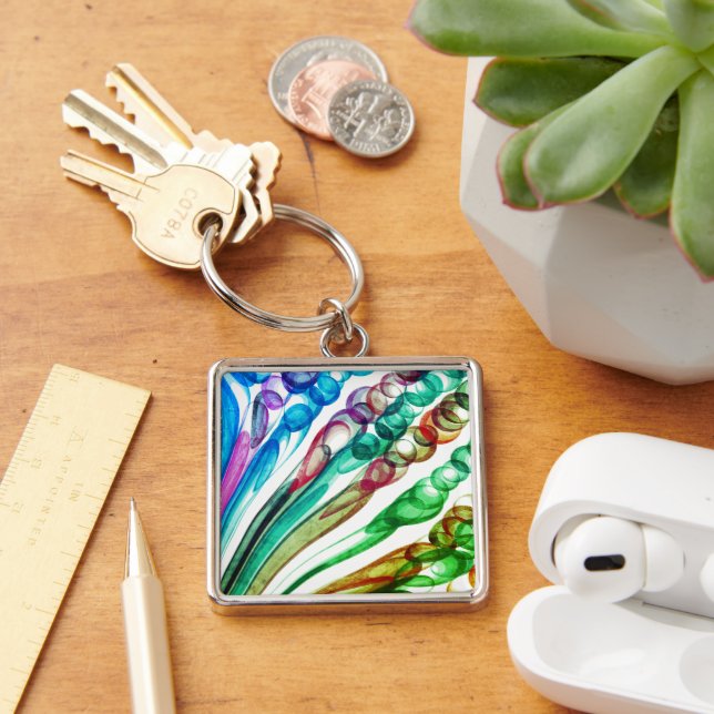 Pulled Bubble Fun / Greenleaf / Key Ring (Desk)