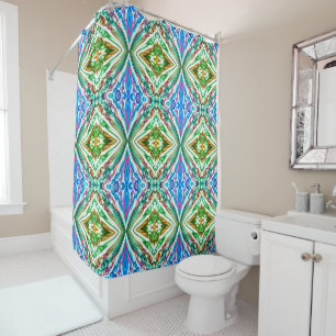 Pulled Bubble Fun / Greenleaf / Mirror / Shower Curtain