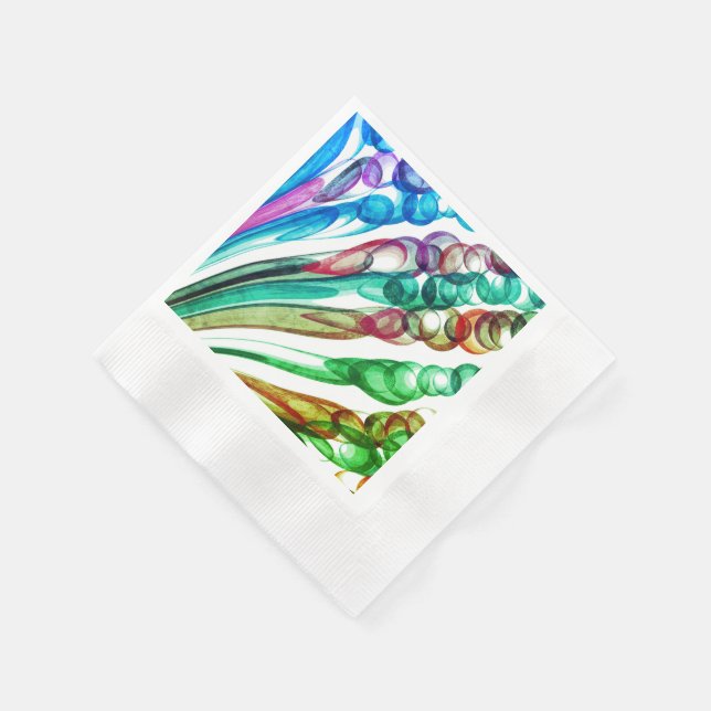 Pulled Bubble Fun / Greenleaf / Napkin (Corner)