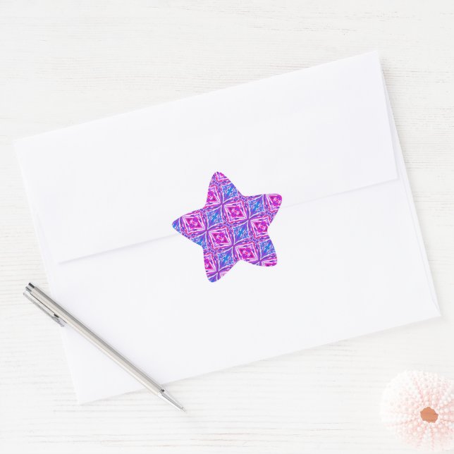 Pulled Bubble Fun / Miami / Mirror Twist / Star Sticker (Envelope)
