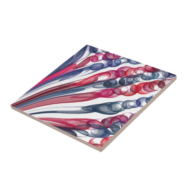 Pulled Bubble Fun / Original / Ceramic Tile (Side)