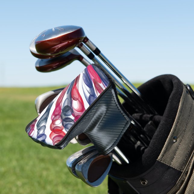 Pulled Bubble Fun / Original / Putter Golf Head Cover (In Situ)