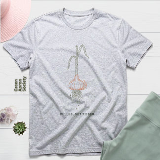 Pulled, Not Picked | Garlic Harvest Botanical Tri-Blend Shirt