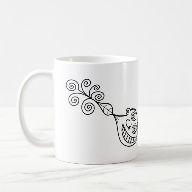 Pulled up guy coffee mug (Left)