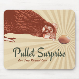 Pullet Surprise Our Coop Runneth Over Mouse Pad
