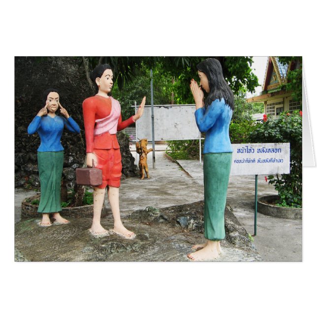 Pulling Faces Behind Your Back (Front Horizontal)